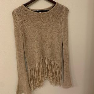Fringe sweater